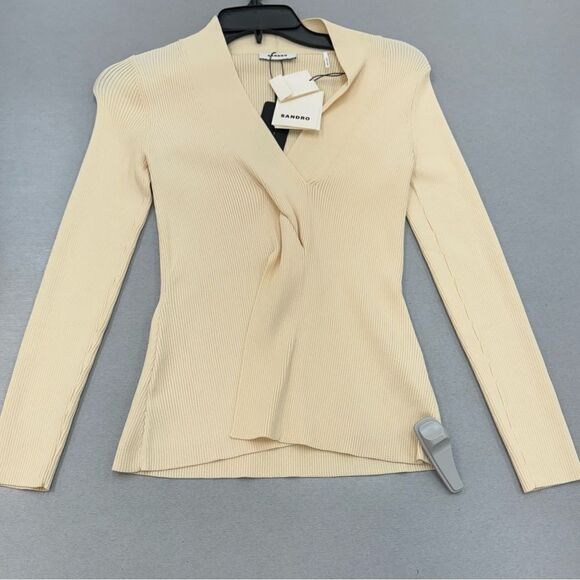 Sandro vanilla blouse - Picture 1 of 8